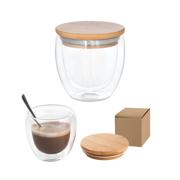 ECUADOR M. Mug de voyage en verre borosilicate 250 ml