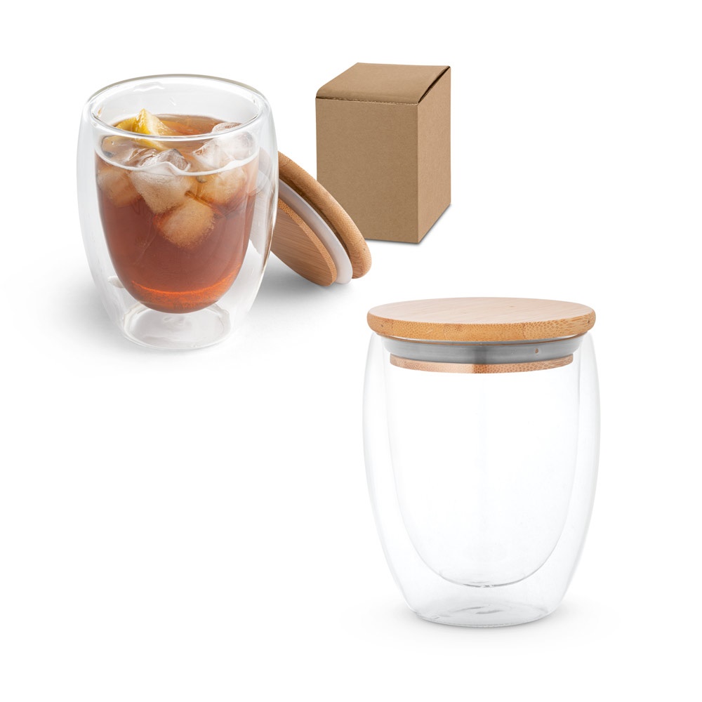 ECUADOR L. Mug de voyage en verre borosilicate 350 ml