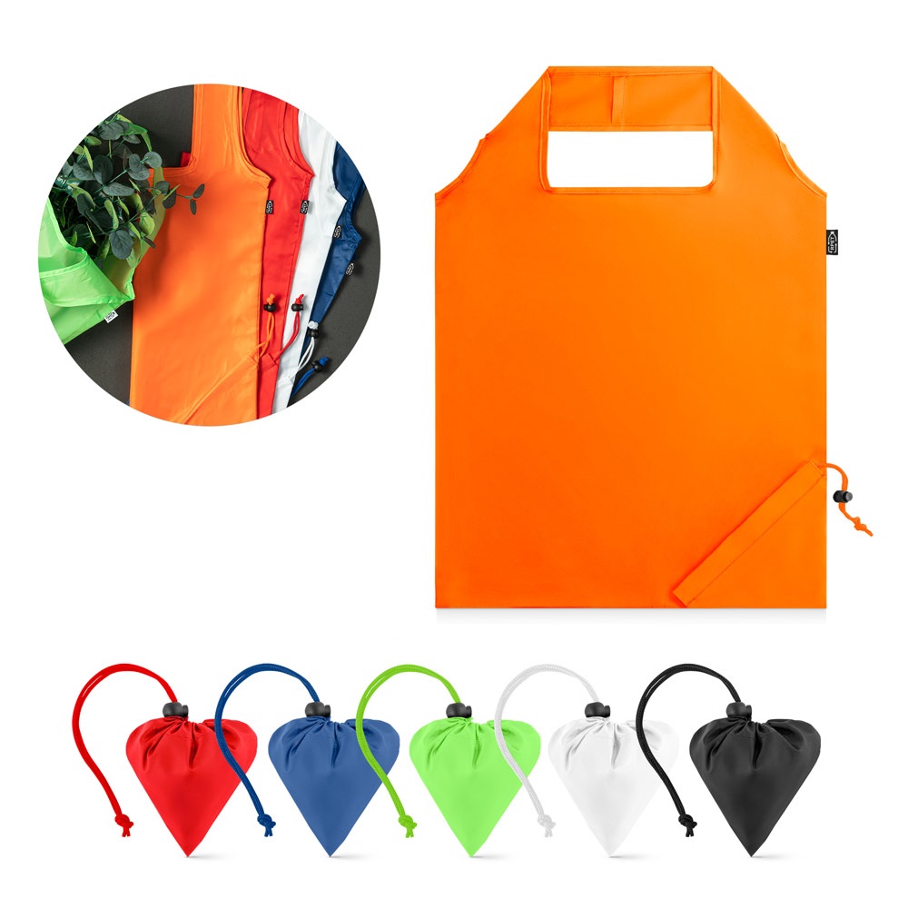 BEIRA. Sac de courses pliable en polyester recyclé 190T (100 % rPET)