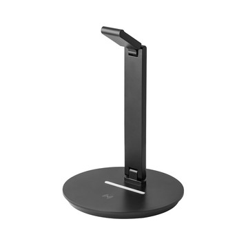 Support pour casque GERST. ABS avec chargeur sans fil intégré - 103 - Noir