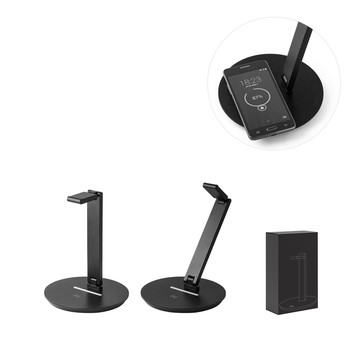 Support pour casque GERST. ABS avec chargeur sans fil intégré