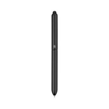 81001. Stylo à bille en aluminium avec pointe tactile - 103 - Noir