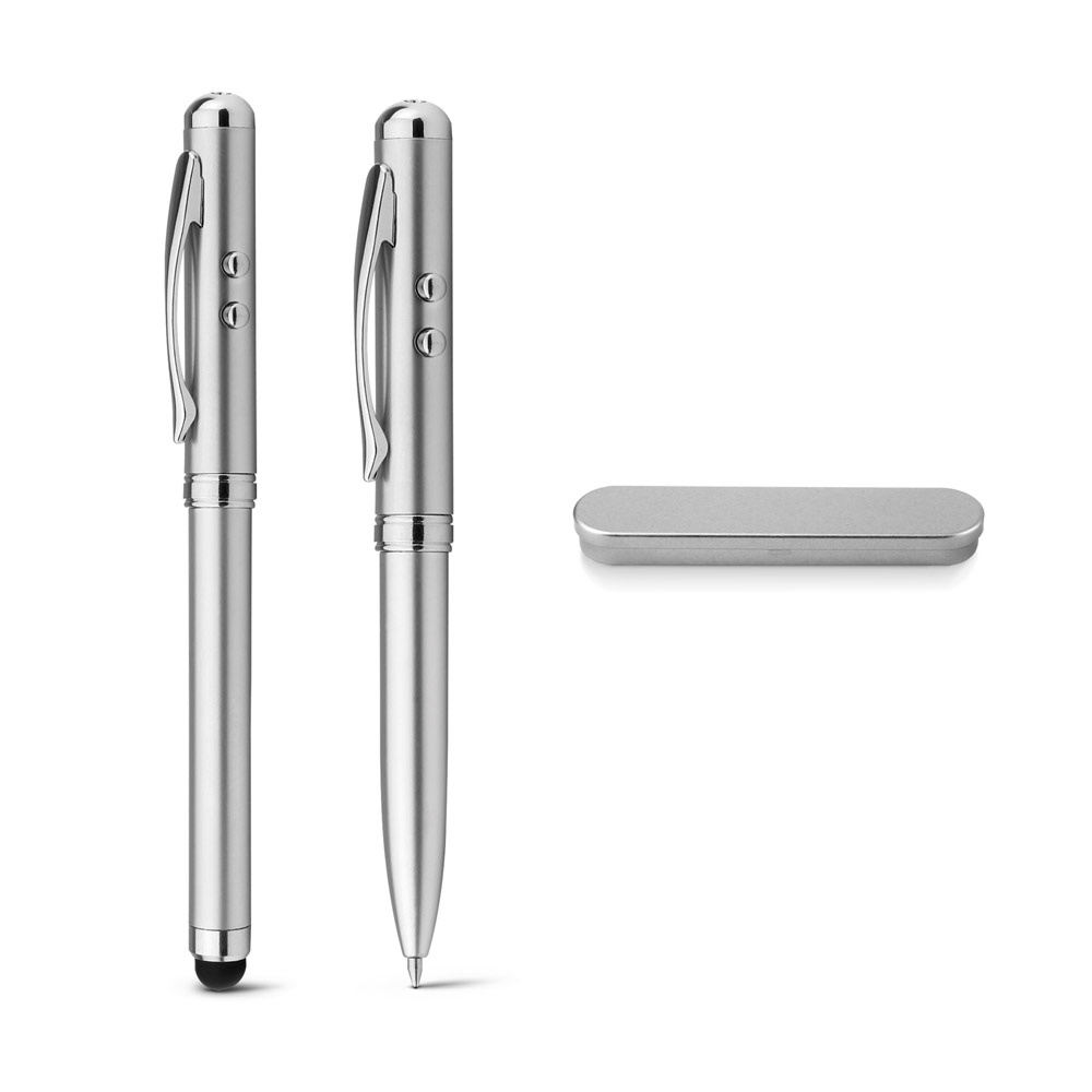 LAPOINT. Stylo bille multifonctionnel en métal