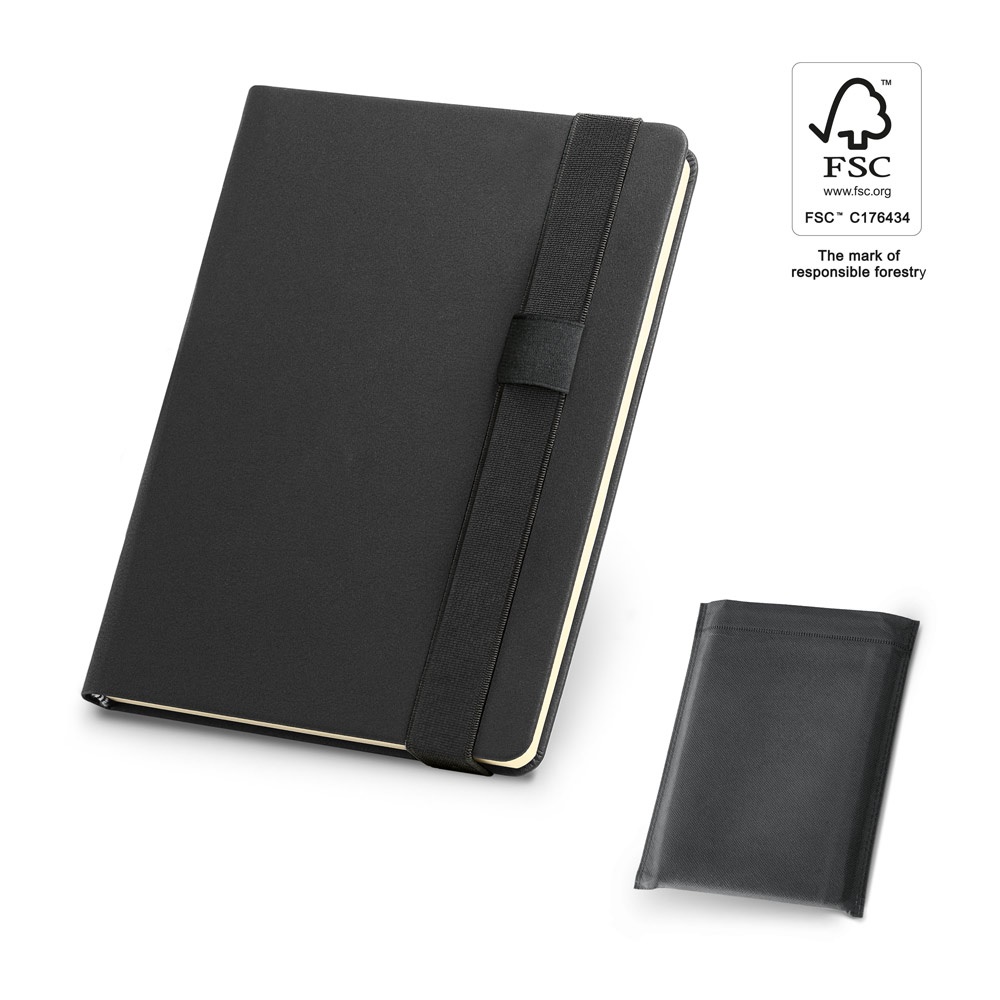 SHAKESPEARE. Cahier A5 en polyuréthane avec pages lisses ivoire.