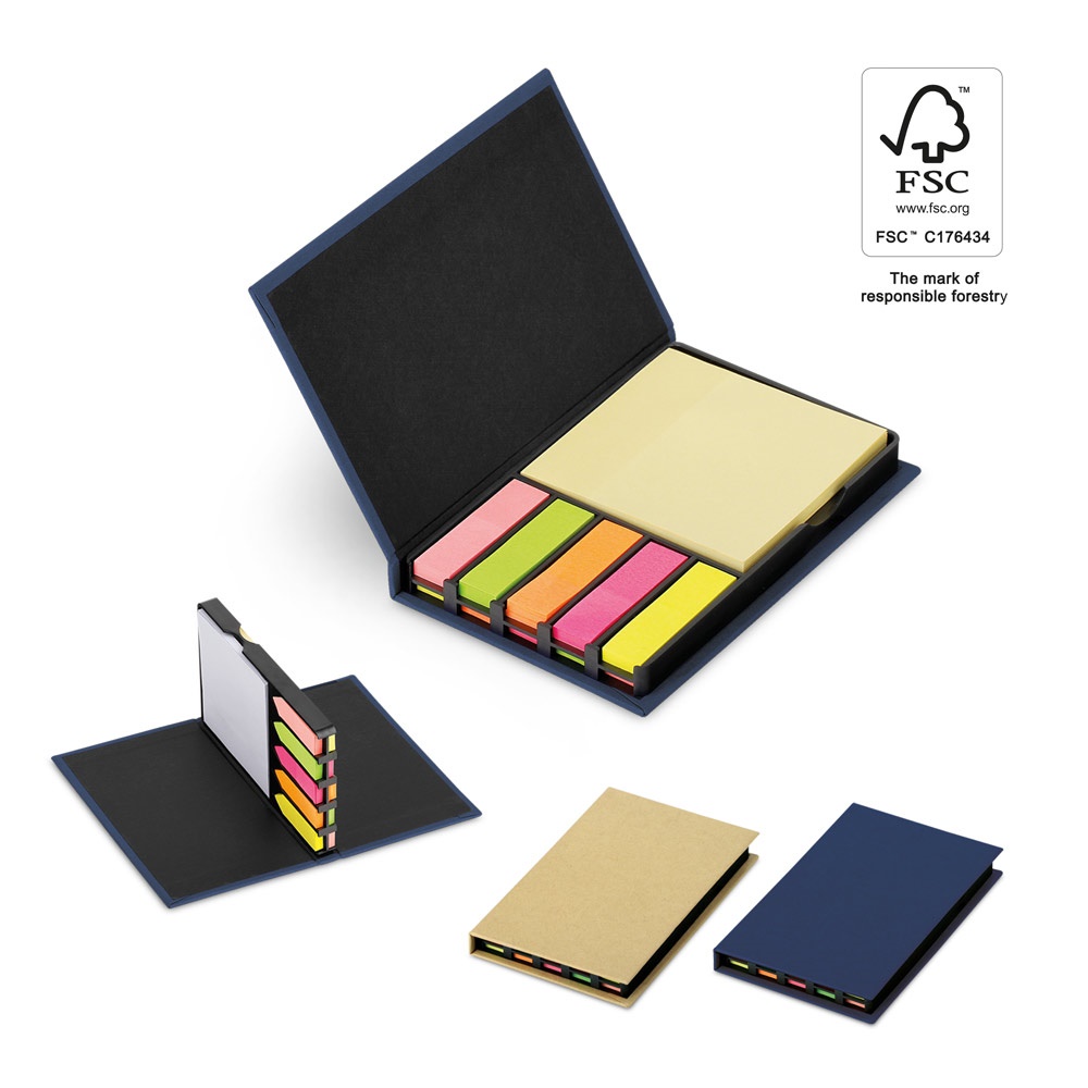 LOVECRAFT. Bloc-notes adhésif avec 12 types de notes adhésives.