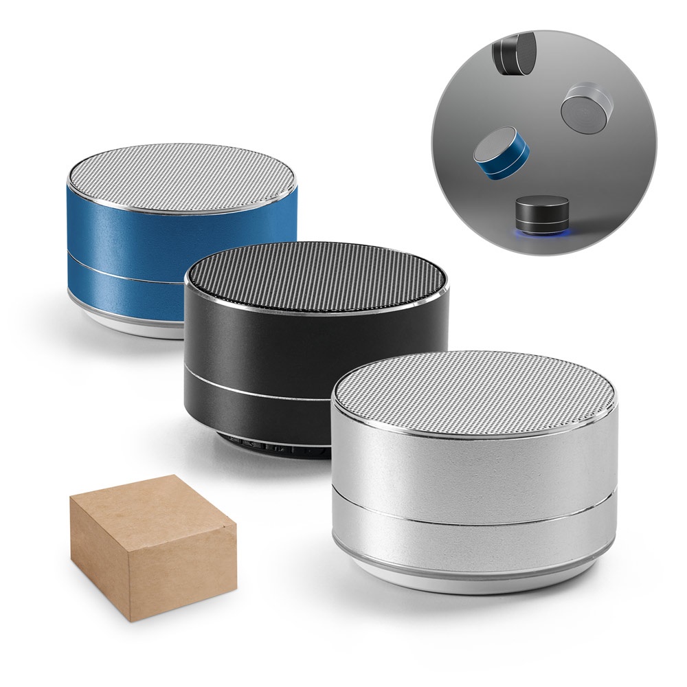 FLOREY. Appareil portable 3W avec 3 heures d'autonomie, fabriqué à partir d'aluminium recyclé (100% rAL) et d'ABS recyclé (100% rABS).