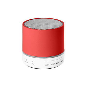 PEREY. Enceinte portable avec microphone en ABS - 105 - Rouge