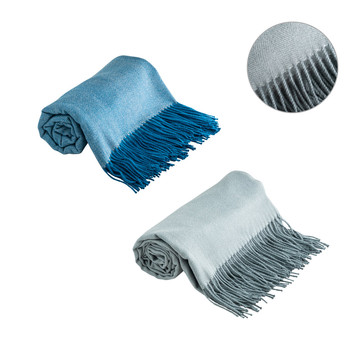 DOUCE. Couverture 100% acrylique avec ruban et carte personnalisable (270 g/m²)