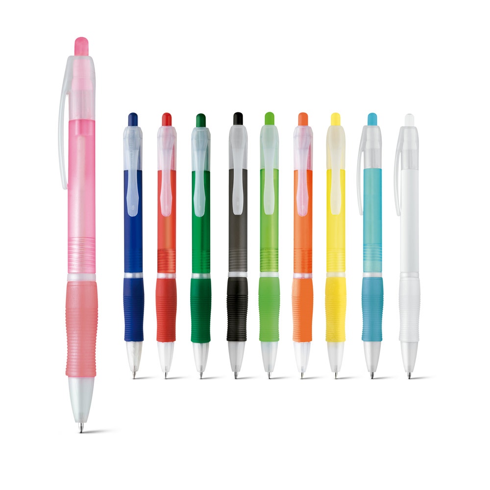 Stylo bille SLIM BK. ABS avec finition antidérapante