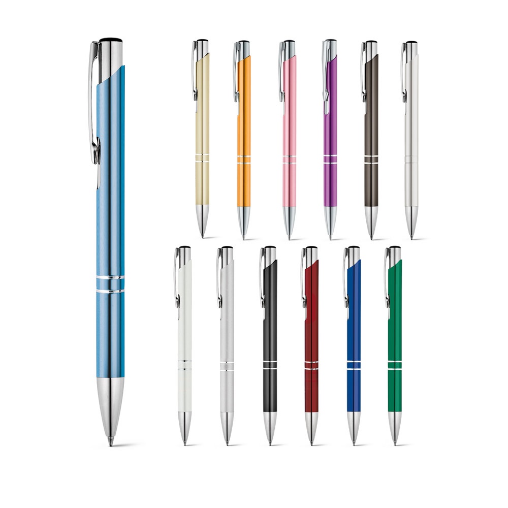 BÊTA. Stylo à bille en aluminium avec clip.