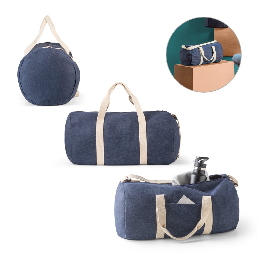 SAC EN JEAN. Sac de sport en denim (300 g/m²)