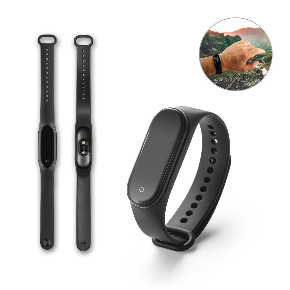 CALATRAVA. Bracelet connecté sport avec une autonomie de 3 jours, fabriqué en ABS et TPU.
