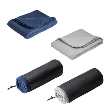 GALLIOT. Couverture polaire (180 g/m²) en polyester recyclé (100 % rPET)