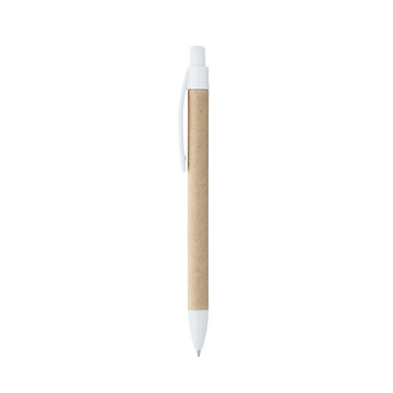 REMI. Stylo bille en papier kraft avec clip - 