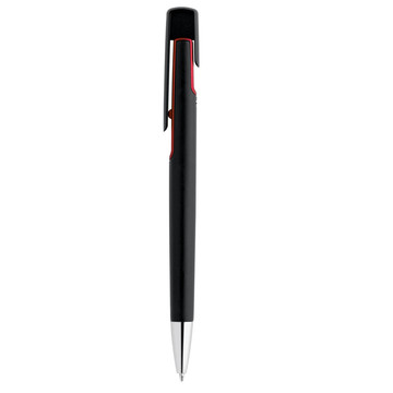 BRIGT. Stylo à bille à finition métallique - 105 - Rouge