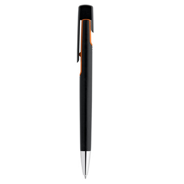 BRIGT. Stylo à bille à finition métallique - 128 - Orange