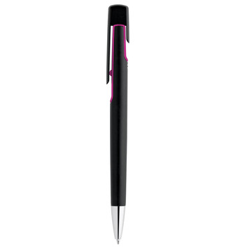 BRIGT. Stylo à bille à finition métallique - 102 - Rose