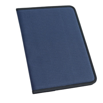 CUSSLER. Chemise A4 600D à pages lignées. - 104 - Bleu