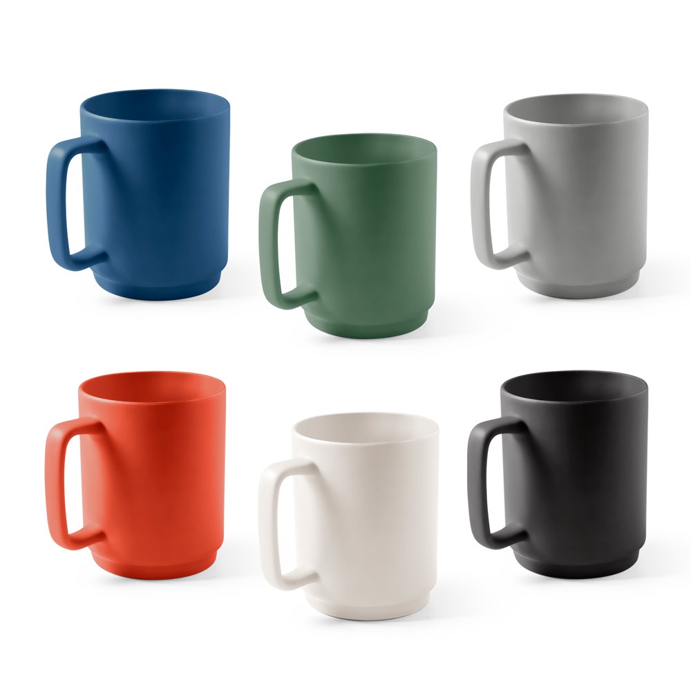 MIGHTY. Mug cylindrique en céramique de 330 ml