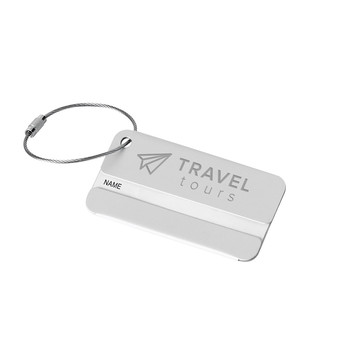 EMIL. Étiquette d'identification en aluminium - 