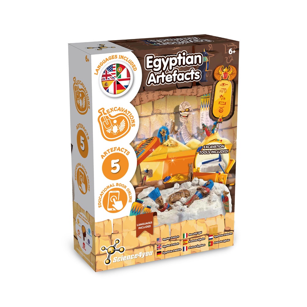 Kit de fouilles archéologiques de l'Égypte antique I. Jeu éducatif pour enfants