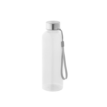 Bouteille d'eau ENDERS M. en PET recyclé (100 % rPET), transparente et brillante, 600 ml - 