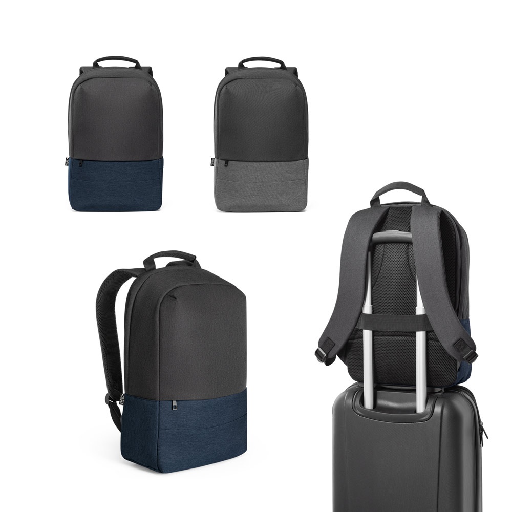 GENOA BPACK. Sac à dos antivol en polyester recyclé 600D haute densité.