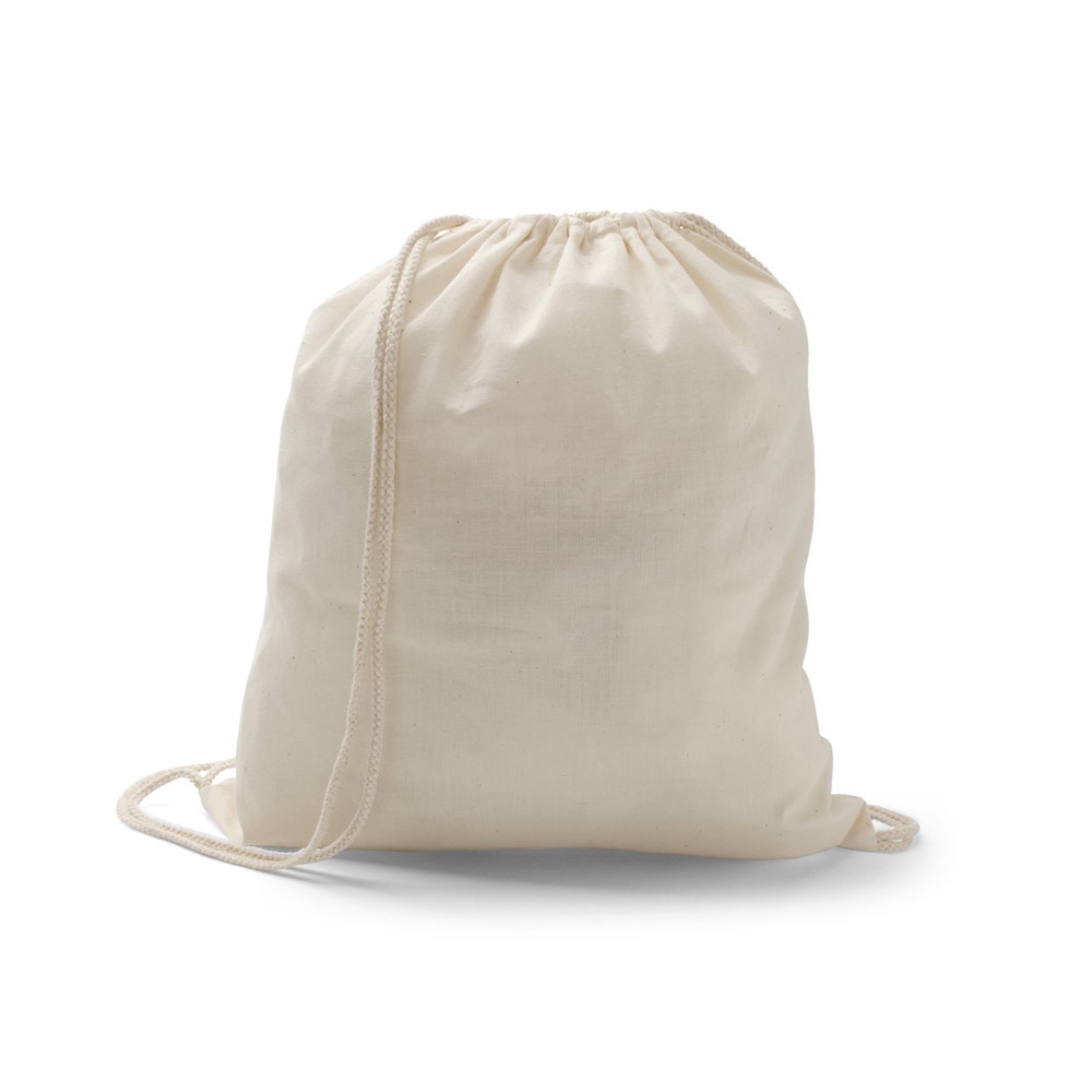 HANOVRE. Sac à dos à cordon 100 % coton (103 g/m²)