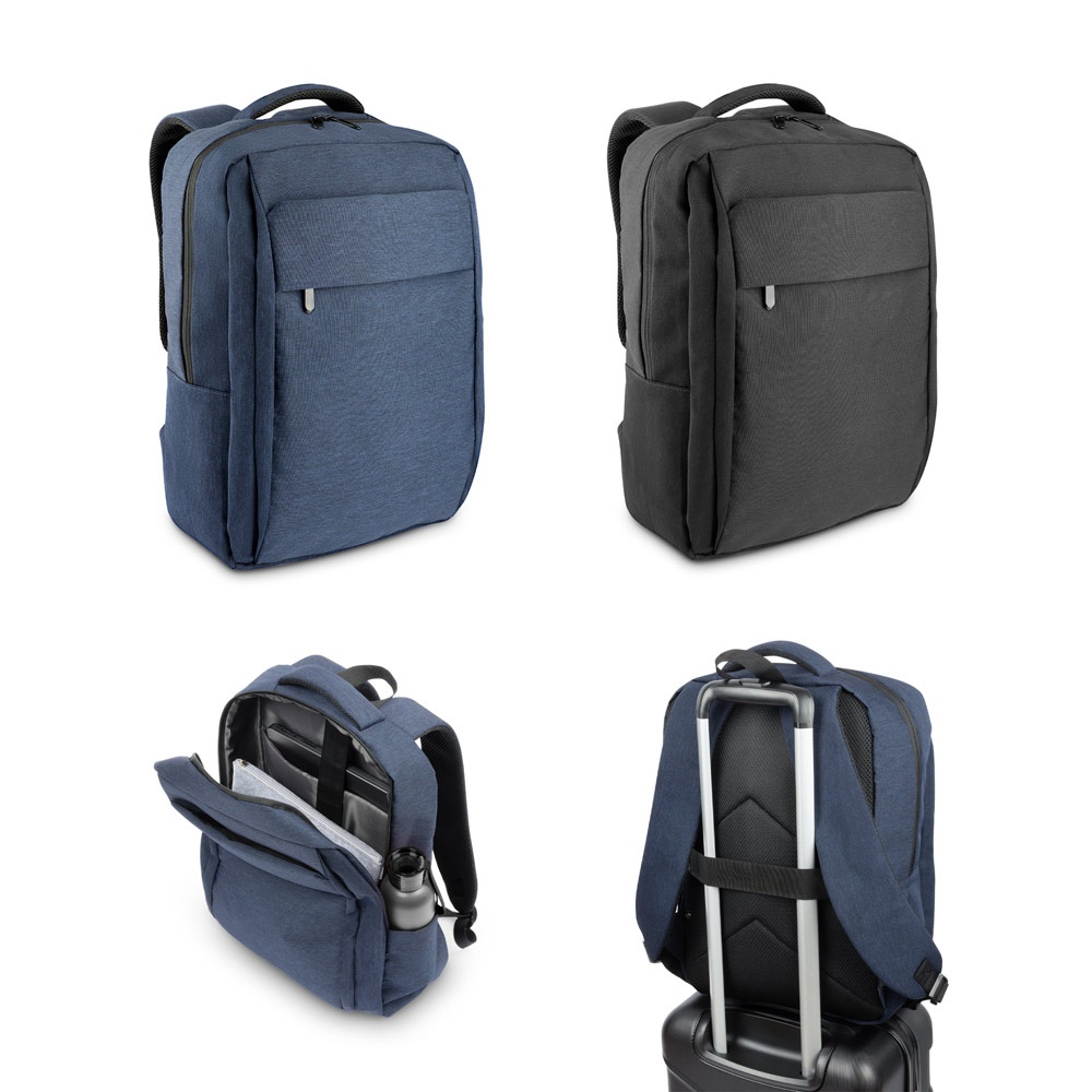 COVENTRY. Sac à dos pour ordinateur portable 15,6" entièrement rembourré en polyester recyclé haute densité 300D avec doublure en polyester recyclé 210D.