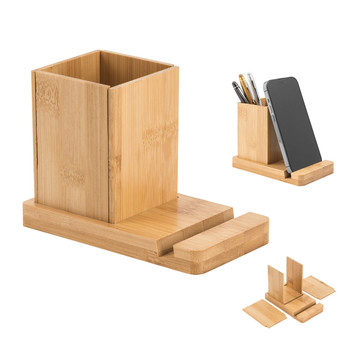 Erwin. Ensemble de bureau avec support pour téléphone portable et tasse.