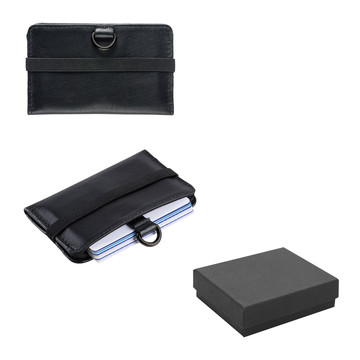 ORVYN. Portefeuille en cuir avec protection RFID pour 10 cartes