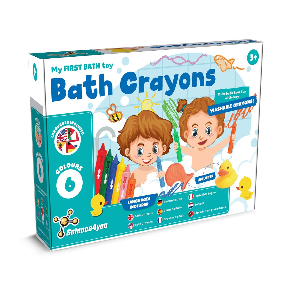 CRAYONS DE BAIN. Jeux éducatifs pour enfants.