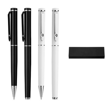 COFFRET CALIOPE. Coffret comprenant un stylo roller et un stylo bille en métal.