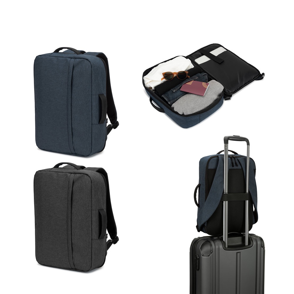 Sac à dos pour ordinateur portable NIAMEY 15,6" en polyester recyclé 300D haute densité