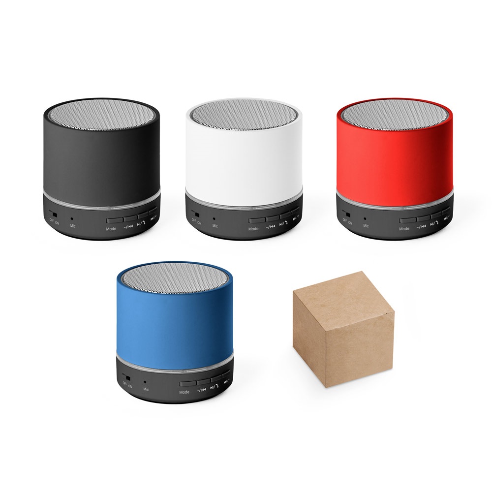 RE-PEREY. Enceinte portable 3W avec 4,5 heures d'autonomie, fabriquée à partir d'ABS recyclé (100 % rABS).