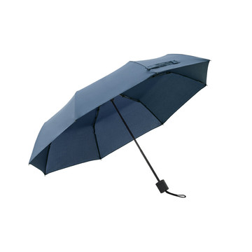AIDEN. Parapluie de 53 cm (21 pouces) en pongé de polyester recyclé 190T (100 % rPET), pliable en 3 sections. - 