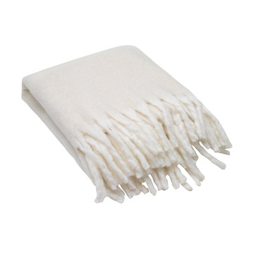 CONFORTABLE. Couverture en polyester recyclé (100 % rPET) (300 g/m²), effet mohair - 