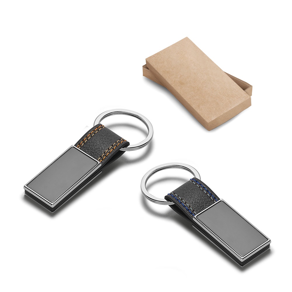 BALE. Porte-clés en métal et PU - BALE. Porte-clés en métal et PU