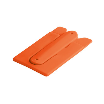 CARVER. Porte-cartes avec support de téléphone portable en silicone. - 