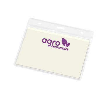 FORSYTH. Porte-badge horizontal en PVC. - 