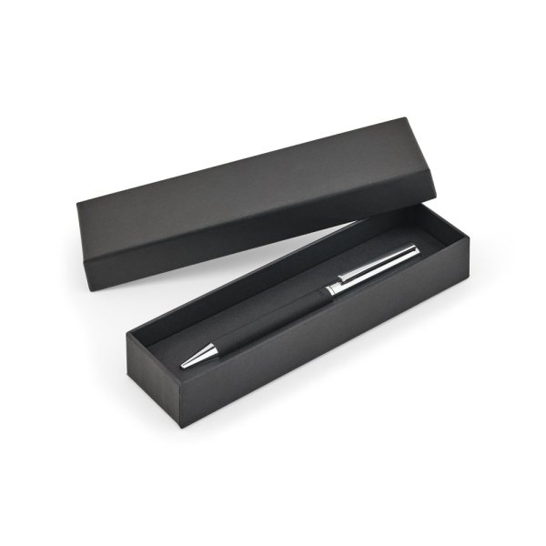 ABATTOIR. Stylo bille Dokumental® en acier inoxydable poli, encre noire. - 103 - Noir