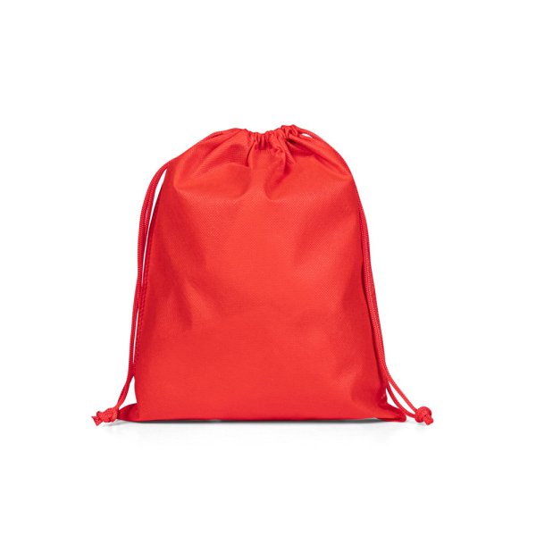 SAC CADEAU M. Sac en tissu non tissé thermoscellé de taille moyenne (60 g/m²) - 105 - Rouge