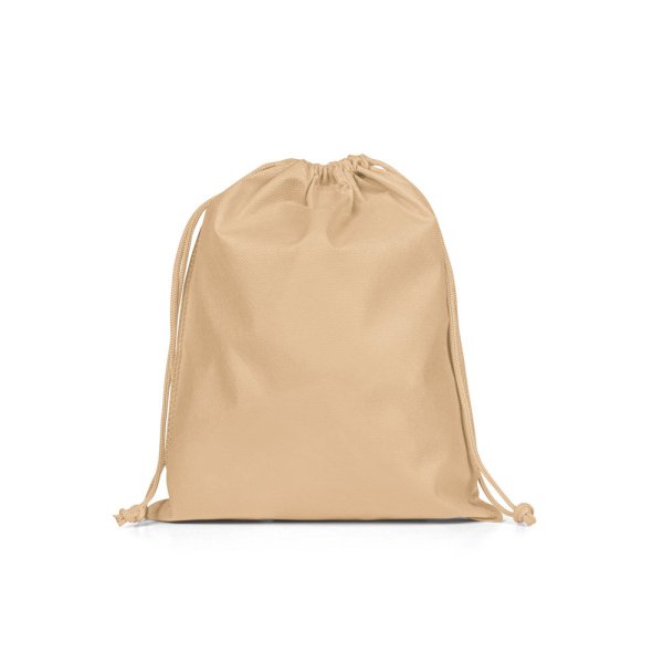 SAC CADEAU M. Sac en tissu non tissé thermoscellé de taille moyenne (60 g/m²) - 111 - Brun clair