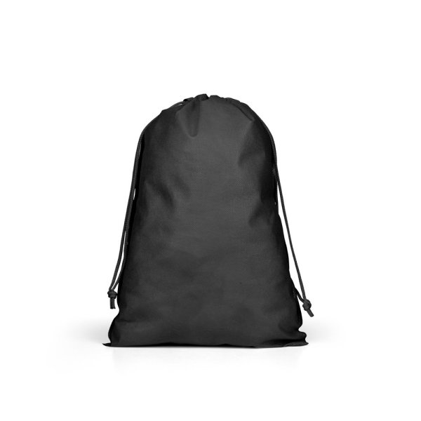 SAC CADEAU L. Grand sac en tissu non tissé thermoscellé (60 g/m²) - 103 - Noir