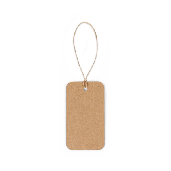 ÉTIQUETTE RECTANGULAIRE. Étiquette rectangulaire fabriquée à partir de papier 100% recyclé (700 g/m²). - 160 - Naturel