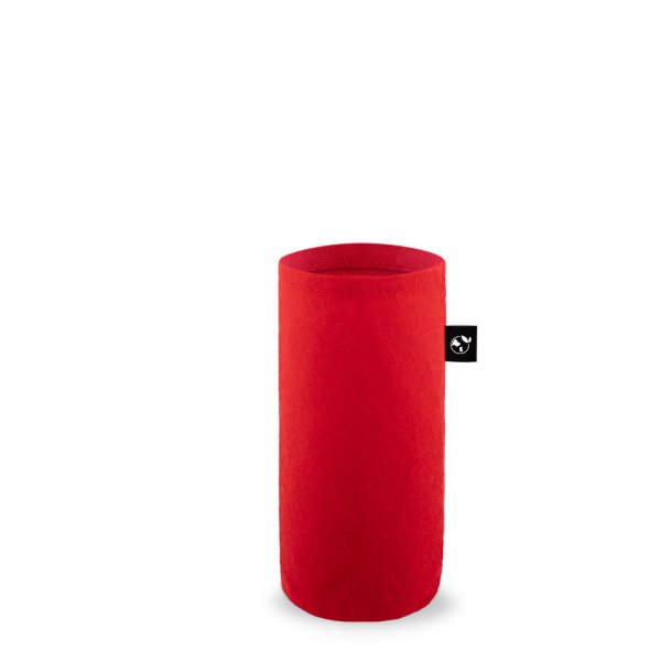 STOREY. Étui en feutre recyclé (100 % rPET) idéal pour les bouteilles d'eau - 105 - Rouge