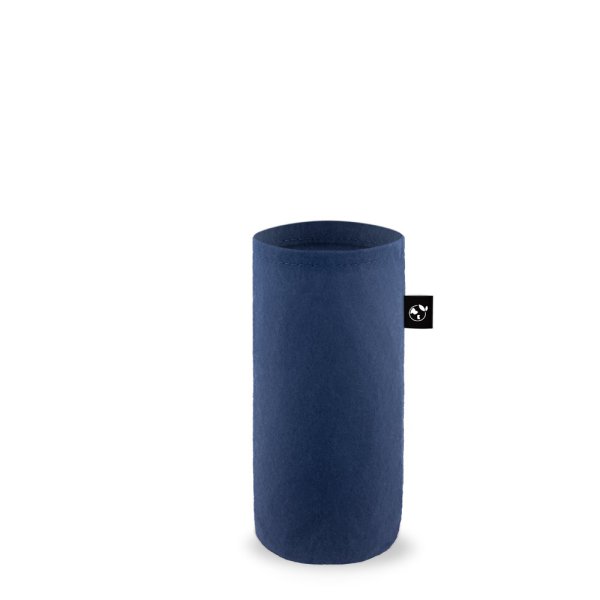STOREY. Étui en feutre recyclé (100 % rPET) idéal pour les bouteilles d'eau - 134 - Bleu foncé