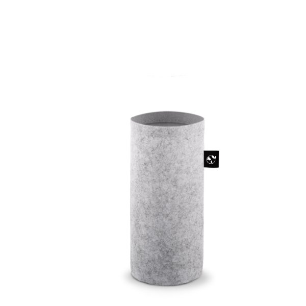 STOREY. Étui en feutre recyclé (100 % rPET) idéal pour les bouteilles d'eau - 123 - Gris clair