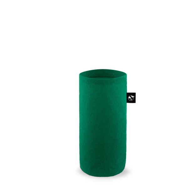 STOREY. Étui en feutre recyclé (100 % rPET) idéal pour les bouteilles d'eau - 129 - Vert foncé