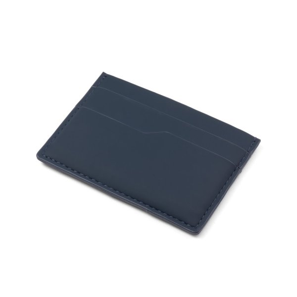 PORTEFEUILLE VENTURE. Porte-cartes en polyuréthane pour 5 cartes avec protection RFID. - 104 - Bleu